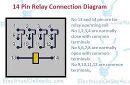 14 Pin Relay Connection Diagram Finder 14 Pin Relay Wiring Diagram Diagram Electrical Diagram Relay