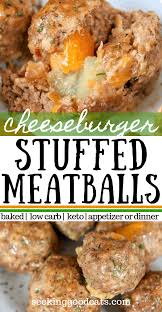 Cheese Stuffed Baked Meatball Recipe Keto Meatballs Recipe In 2020 Recipes Appetizer Recipes Baked Meatball Recipe