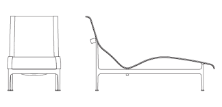 Comfort is nicer when you share it. 1966 Contour Chaise Knoll