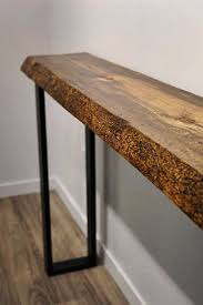Live Edge Console Table Sofa Table Entry Hall Table Bar Live Edge Console Table Live Edge Table Narrow Table