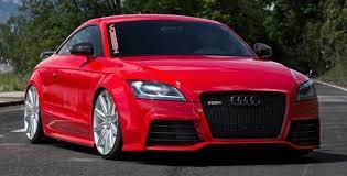 Audi Tt Rs On Vossen Vvs Cv4 Constructeur Audi Supercharged Audi Tt Audi Tt Rs Audi