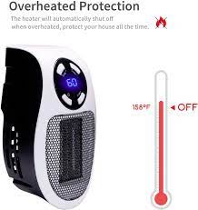 Maybe you would like to learn more about one of these? Buy 350w Space Heater Wall Outlet Electric Space Heater As Seen On Tv With Adjustable Thermostat And Timer And Led Display Compact For Office Dorm Room Online In Indonesia B07xk1r8qt