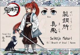 Kimetsu No Yaiba Seikojo Makuri Oc Sheet By Ya E On Deviantart Anime Character Design Anime Demon Character Design