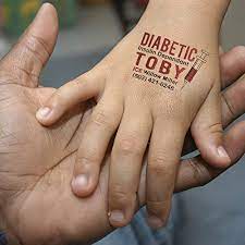 We, as a company, design and manufacture all of our products in tucson, az. Amazon Com Personalized Diabetic Safety Temporary Tattoos Handmade Products