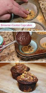 Brownie Cookie Cupcakes Recipe Easy Cupcake Recipes Cupcake Recipes Cupcake Cakes