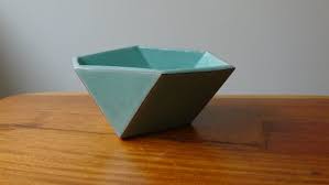 Items Similar To Geometric Ceramic Bowl On Etsy Slab Ceramics Ceramics Ideas Pottery Ceramic Clay