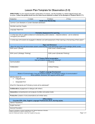 It contains a detailed description of the steps a teacher will take to teach a particular topic. C5lesson Plan Template For Observation 2014