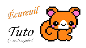 Tuto Pixel Art Petit Ecureuil Kawaii Pixel Art Kawaii Ecureuil