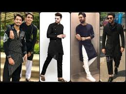Top Classic Stylish Black Colour Kurta Pajama Design For Men S Youtube This is our one of the best option for white kurta pajama for men. top classic stylish black colour kurta pajama design for men s