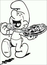 Color in this picture of cat the baker and others with our library of online coloring pages. Baker Smurf Coloring Page