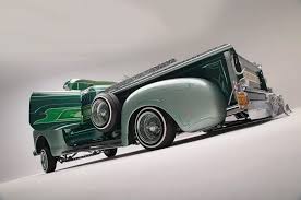 Image result for Chrome Green 1950 Truck