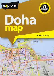 Qatar, qatar, asia geographical coordinates: Explorer City Map Doha Explorer City Maps Explorer Publishing And Distribution Amazon De Bucher