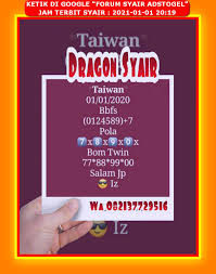 Syair Mbah Gugel Hk 1 Januari 2021