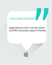 Apple Has Released Tvos 13 4 5 The Latest Operating System Update For Third And Fourth Generation Apple Tv The Up Software Update Fifth Generation Generation