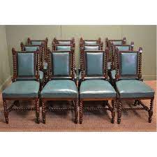 Leather chairs of bath leather victorian spoonback nursing chair, leather club chair. Rare Set Of Twelve Victorian Solid Oak Leather Antique Dining Chairs Antiques World