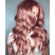 Vibrant haircolor available in an extensive palette of shades. Metallic Dusty Rose
