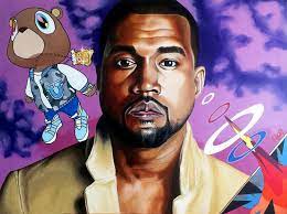 Graduation is the third studio album by american rapper and producer kanye west, released on september 11, 2007, through def jam recordings. Kanye West Graduation Portrait Painting By Junko Abe Saatchi Art