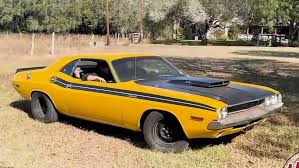 Image result for Bright Yellow 1970 Challenger