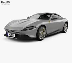 3d Model Of Ferrari Roma 2020 Ferrari 3d Model Roma