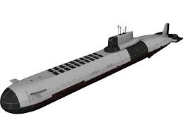 Typhoon Class Submarine 3d Model Warship Model Navy Ships Submarine