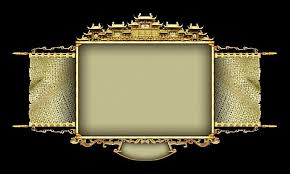 فريم صورة الديكور فن الخلفية Retro Background Frame Black Metal Frame