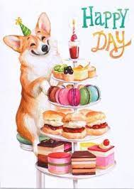 Ceramic oval ornaments product id: Birthday Wishes Funny Dog Pictures 29 Ideas Happy Birthday Funny Dog Happy Birthday Corgi Happy Birthday Funny