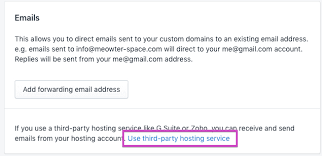 And what does it do? Email Forwarding Option Disappear From Screen Shopify Community