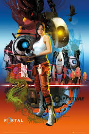 Portal Aperture Laboratories Plakat Portal Art Portal 2 Portal Game