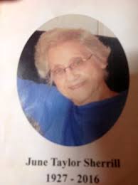 Claire June Taylor Sherrill (1927-2016)