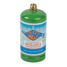 The 1 lb refillable bottles that cost about $30 each, have the correct valves, and bottle material to insure the users safety during refilling and reuse. 2 Pack 1 Lb Refillable Propane Cylinder 16 4 Oz Ships Empty Walmart Com Walmart Com