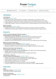 You can build modern web applications very. Sr Project Manager Resume Example Resumekraft