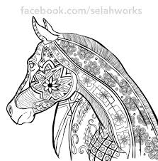 Horse Doodling For Upcoming Coloring Books With Animal Color Pages For Adults Doodles Zentangle Colo Mandala Malvorlagen Ausmalbilder Tiere Malvorlage Einhorn