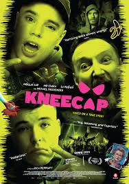 Kneecap, the self-titled biopic about a rap trio from Belfast who fought to  make music in the Irish language and became the unlikely figurehead of a  civil rights movement to save the