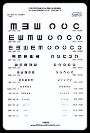 29 All Inclusive Tumbling E Eye Chart