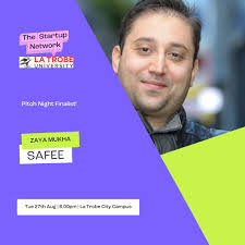 🌟 Finalists Announced! 🌟 Get ready for an electrifying night at The  Startup Network Pitch Night! 🚀 Meet the visionary founders who are set to  revolutionize their industries: 1️⃣ Zaya Mukha –