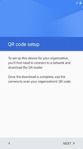 Qr or 'quick response' cod. Setup Guides Qr Code Device Owner Activation