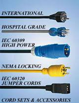 International Configurations Cordsets Cord Set Detachable