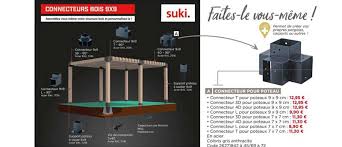 Support poteau 7x7 bricomarche : Offre Connecteur Pour Poteau Suki Chez Bricomarche