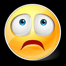 Yellow Angry Emoticure with Blue Eyes