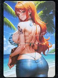 🔥 Nami One Piece Goddess Story Anime Waifu Doujin Card ACG 1840 🔥 - Mffco
