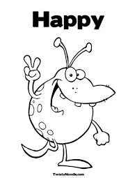 Happy Coloring Page Happy Birthday Coloring Pages Monster Coloring Pages Birthday Coloring Pages