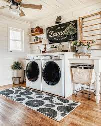 Farmhouse Laundry Room Setup Idea Laundry Room Rugs Laundry Room Colors Laundry Room Decor