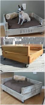 creative diy crate pet bed tutorial dog bed dog bed furniture pet bed