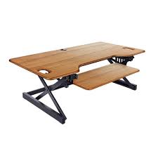 It also boasts a weight capacity and list of features that are among the best in the industry. 46 Height Adjustable Sit To Standing Desk Riser Black Teak Wood Grain Rocelco Target