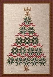 simply christmas cross stitch pattern christmas tree cross