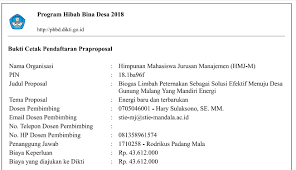 Contoh Proposal Phbd Yang Lolos 2019 Barisan Contoh