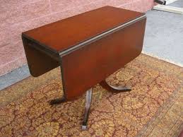 Antique 1940 S Duncan Phyfe Style Mahogany Drop Leaf Table Pedestal Base No Res Ebay Drop Leaf Table Staining Furniture Mahogany Drop Leaf Table