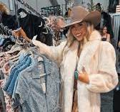 Come shop vintage furs and so much more at the @glitzybella1 booth at  Cowboy Christmas! Booth number #3501 🤠✨🥳 You can even see  @ellalangleymusic fur she wore at the CMA’s!!!!! 😍⚡️🪩 #NFR #nfrstyle
