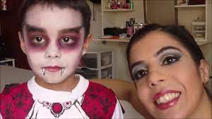 Maquillaje De Dracula Para Halloween Nino Vampiro Youtube