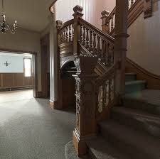 Abandoned Funeral Home Exploring A Historic Funeral Home Freaktography Funeral Home Staircase Design Grand Staircase